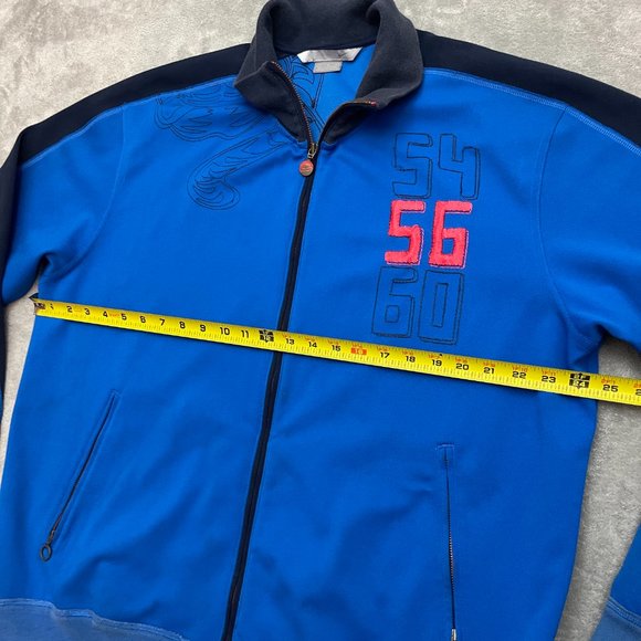 Vintage Nike Korea Soccer stitched Tiger KFA Zip Up Track Jacket Mens XL Blue - Picture 8 of 12